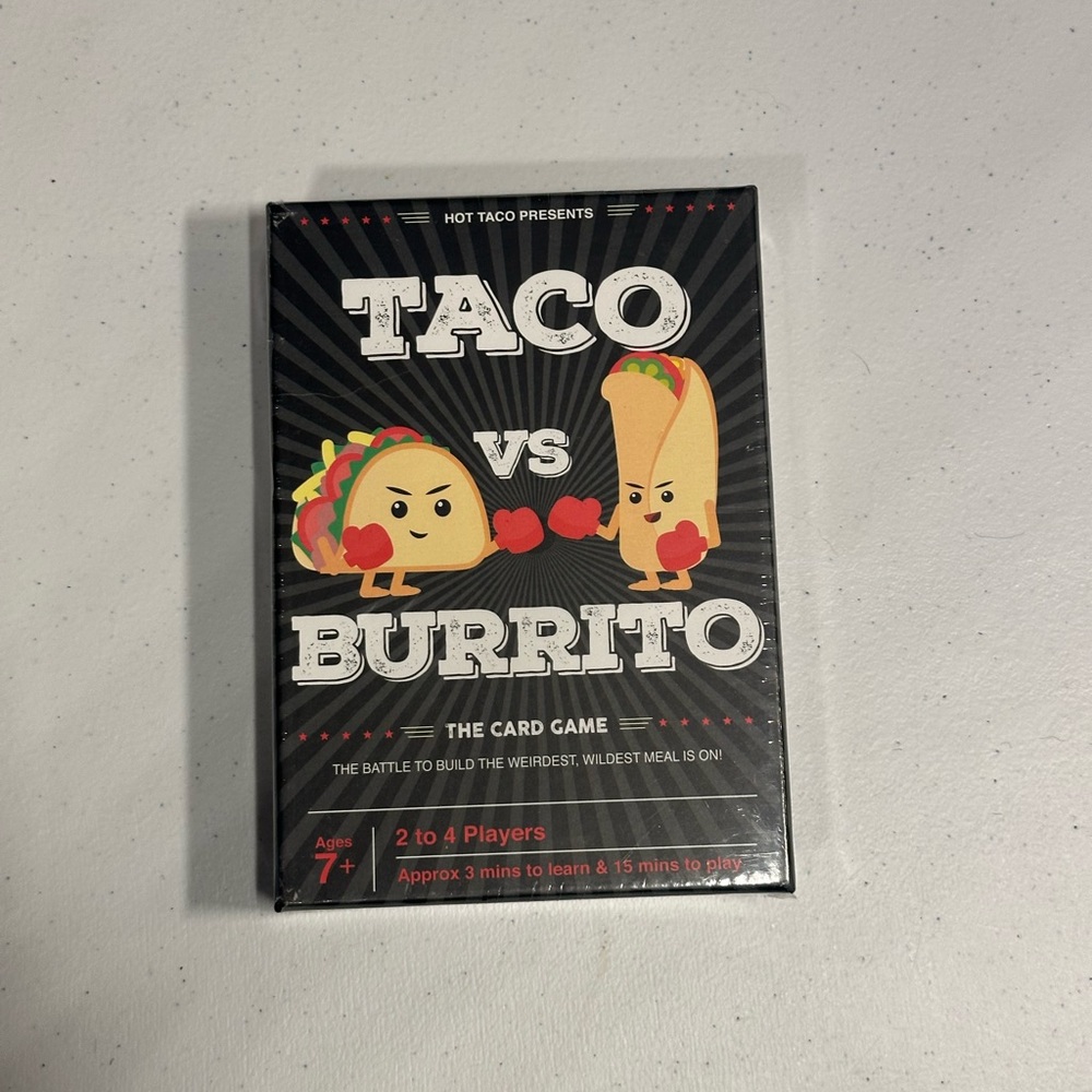 Taco vs Burrito Card Game
